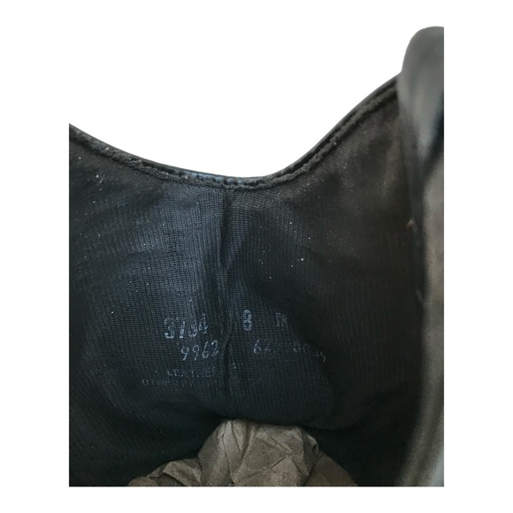 Vintage Black Leather #3734 Womens Western Cowboy Boots with ankle charm. SZ.8M - Picture 8 of 8